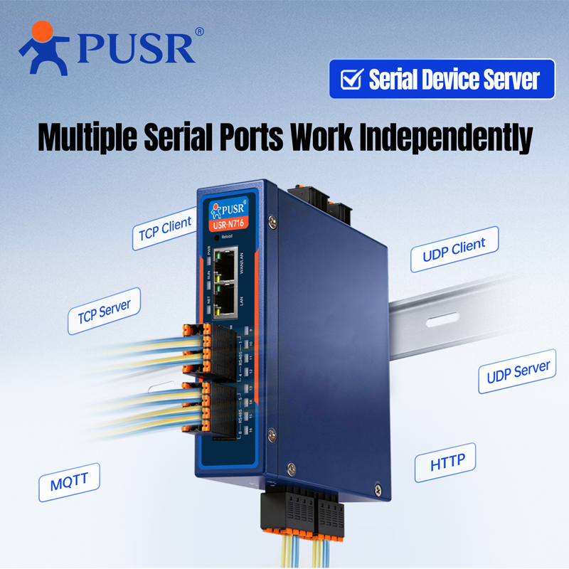 PUSR Industrial RS485 to Ether - огляд і ціна Power Over Ethernet